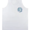 Men's TANK TOP - Petro Wave: White