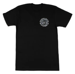 Crew Neck Tee - MAUI Petro Wave: Black