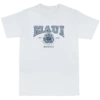 Vintage Dyed Tee - MAUI Collegiate: White