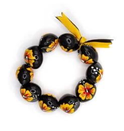 Kukui Nut Bracelet - Painted: Yellow