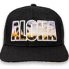 Robin Ruth® Cap - Sunset Aloha: Black