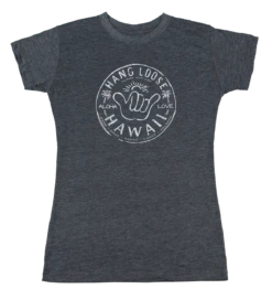 Island Girl® Surf Tee - Hangloose: Charcoal Heather