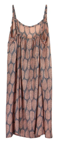 Napua Collection Sundress: Mango Leaves - Coral -Clothing Sales Store 44761 MA Napua Sundress MangoLeavesCoral Flat Back 42019.1707853755