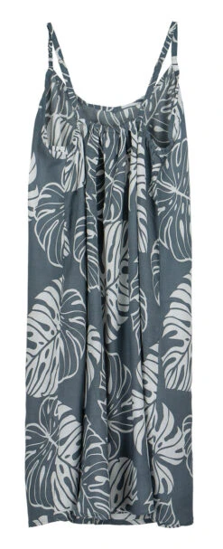 Napua Collection Sundress: Monstera Leaf - Gray W/ White -Clothing Sales Store 44761 MO 1 1 1 1 Napua Sundress MonsteraLeafGrayWhite Flat Back 06170.1707853698