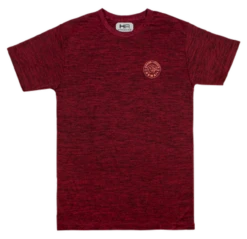 Hawaiian Athletics® Sports Tee - Shaka Pocket: Space Red