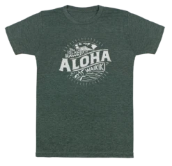 Vintage Dyed Tee - Islands: Green Heather