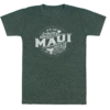 Vintage Dyed Tee - MAUI Islands: Green Heather
