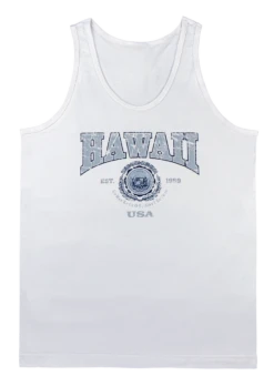 Men's TANK TOP - Collegiate: White