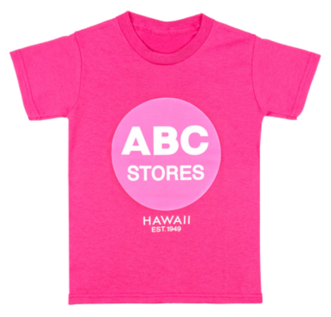Hawaiian Performance Surfwear® Child's Tee - ABC Classic: Raspberry 1 Hawaiian Performance Surfwear® Child's Tee - ABC Classic: Raspberry