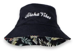 Robin Ruth® Reversible Bucket Hat: Black