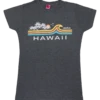 Island Girl® Surf Tee - Beach Break: Charcoal Heather