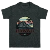 Hawaiian Performance Surfwear® Child's Tee - Tropical Sunset: Charcoal Heather