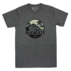 Hawaiian Athletics® Sports Tee - Tropical Sunset: Charcoal Heather