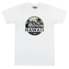 Hawaiian Athletics® Sports Tee - Tropical Sunset: White
