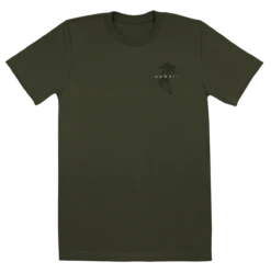 Vintage Dyed Tee - Wave: Olive Heather