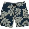 Hawaiian Performance Surfwear® Waverider Board Shorts - Floral: Navy