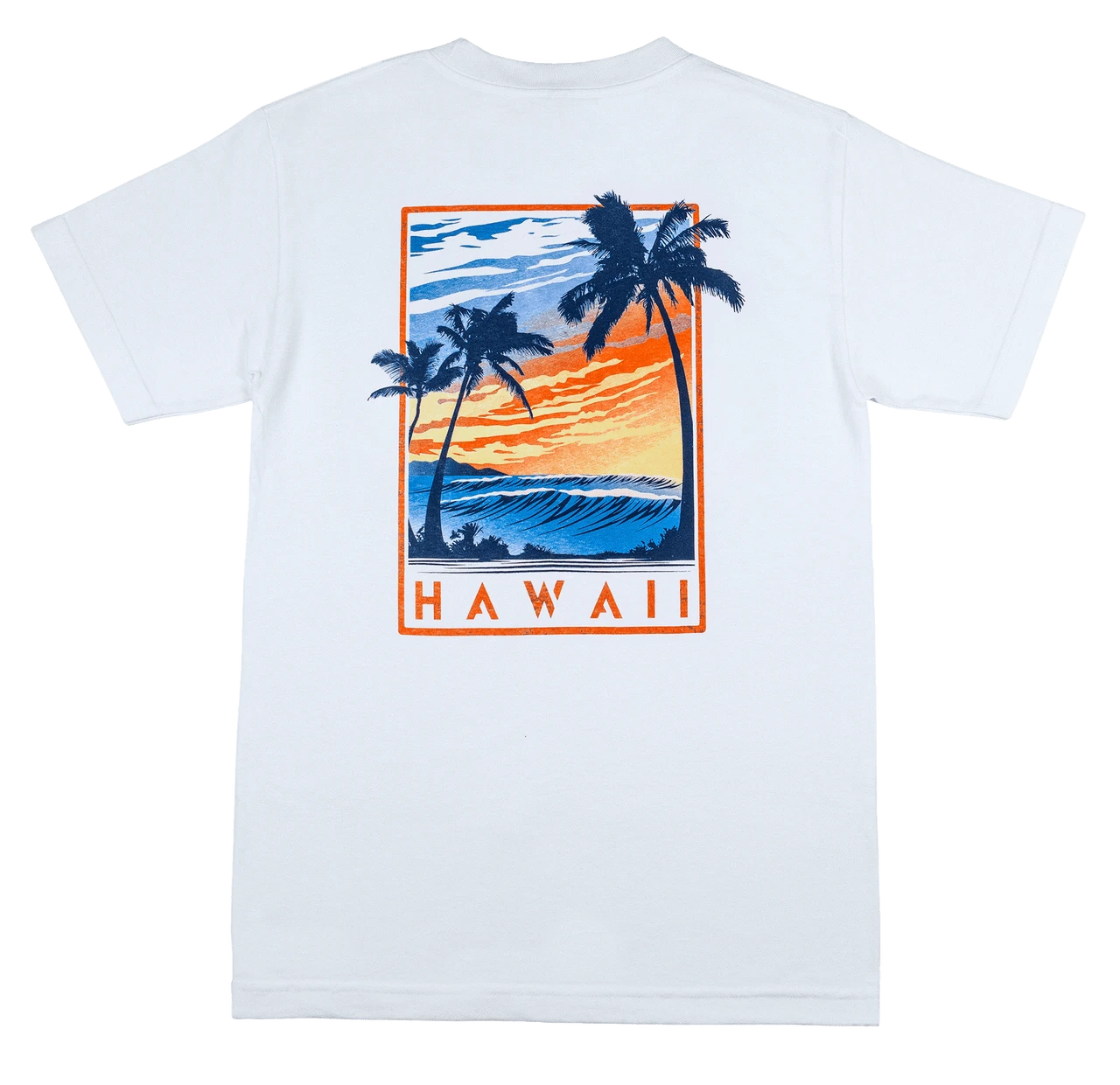 Crew Neck Tee - Seaside: White 2 Crew Neck Tee - Seaside: White - Image 2