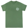 Crew Neck Tee - Sunny Aloha: Military Green