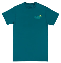 Crew Neck Tee - Ocean: Teal