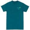 Crew Neck Tee - MAUI Ocean: Teal