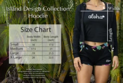 Island Design Collection Hoodie: Black -Clothing Sales Store IDC Hoodie Size Chart 12505.1704854388