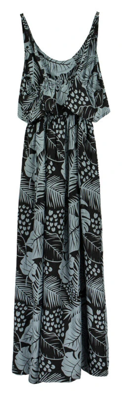 Napua Collection Ruffle Maxi Dress - Monstera Palm: Black 8 Napua Collection Ruffle Maxi Dress - Monstera Palm: Black -Clothing Sales Store IMG 3601 04234.1707876062