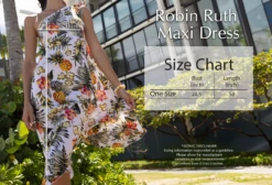Robin Ruth® Maxi Dress: Hawaiian Blossom -Clothing Sales Store Robin Ruth Maxi Dress Size Chart 44290.1707881210