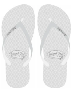 Island Girl® Slippers - Solid: White