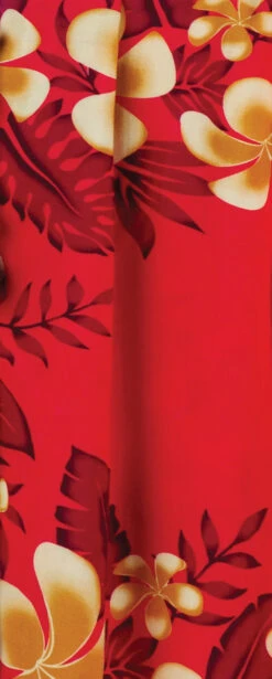 Aloha Sarong - Plumerias -Clothing Sales Store Swatch SarongTube Plumeria Red 79190.1593085433.1280.1280 57125.1690493719